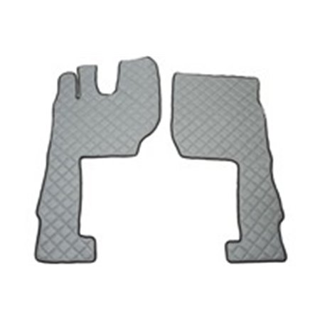 F-CORE FF07 GRAY Floor mat F CORE, quantity per set 2 szt. (material   eco leather