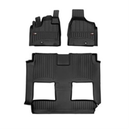 FROGUM FRG 3D409941 - Rubber mats proLine 3D (rubber / tpe, set, colour black) fits: DODGE GRAND 06.07-