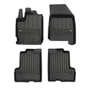 FROGUM FRG 3D408258 - Rubber mats proLine 3D (rubber / tpe, set, 4 pcs, colour black) fits: DACIA DUSTER 10.17- SUV
