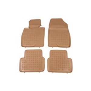 REZAW-PLAST 200812/B - Rubber mats (rubber, set, 4 pcs, colour beige) fits: MAZDA 6 12.12- Station wagon