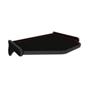 F-CORE PK31 RED - Cabin shelf (middle, middle, colour: red, series: CLASSIC) fits: VOLVO FH12, FH16 08.93-