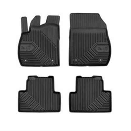 FROGUM FRG77408302 - Rubber mats No. 77 (front/rear, ultraflex dp, set, 4 pcs, colour black) fits: OPEL ZAFIRA C 10.11-