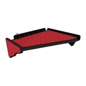 F-CORE FT08 RED - Cabin shelf (LED panel, white light; low version; middle, cabin, colour: red, series: ELEGANCE) fits: SCANIA L