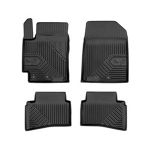 FROGUM FRG77408029 - Rubber mats No. 77 (front/rear, ultraflex dp, set, 4 pcs, colour black) fits: KIA RIO II, RIO III, RIO IV, 