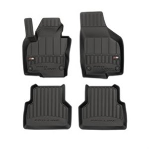 FROGUM FRG 3D407619 - Rubber mats proLine 3D (rubber / tpe, set, 4 pcs, colour black) fits: VW TIGUAN 09.07-07.18 SUV