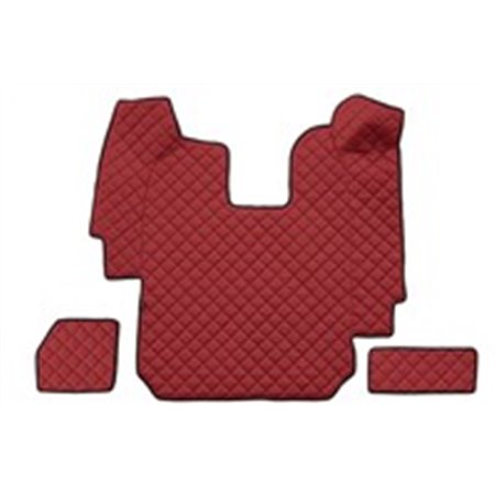 F-CORE RH03 RED Floor mat F CORE, for central tunnel, quantity per set 3 szt. (ma