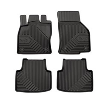 FROGUM FRG77407626 - Rubber mats No. 77 (front/rear, ultraflex dp, set, 4 pcs, colour black) fits: VW PASSAT ALLTRACK B8, PASSAT