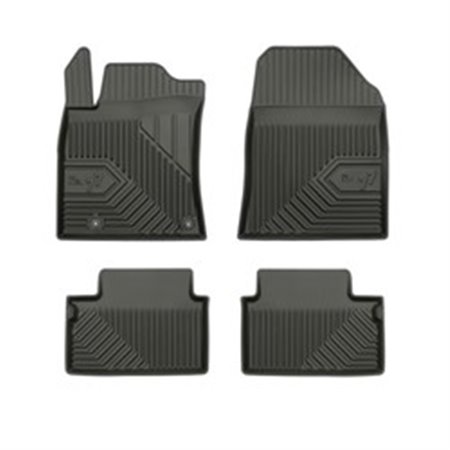 FROGUM FRG77409224 - Rubber mats No. 77 (front/rear, ultraflex dp, set, 4 pcs, colour black) fits: KIA XCEED 06.19-