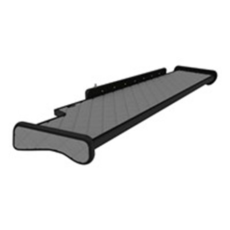 F-CORE FT30 GRAY - Cabin shelf (LED panel, white light long, long, colour: grey, series: ELEGANCE) fits: MAN TGX I 06.06-