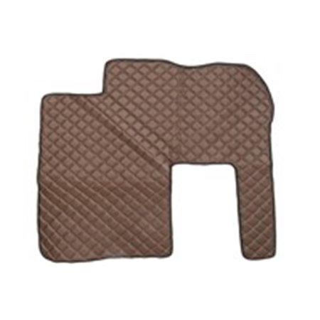 F-CORE F-CORE RH15 BROWN - Floor mat F-CORE, quantity per set 1 szt. (material - eco-leather, colour - brown)