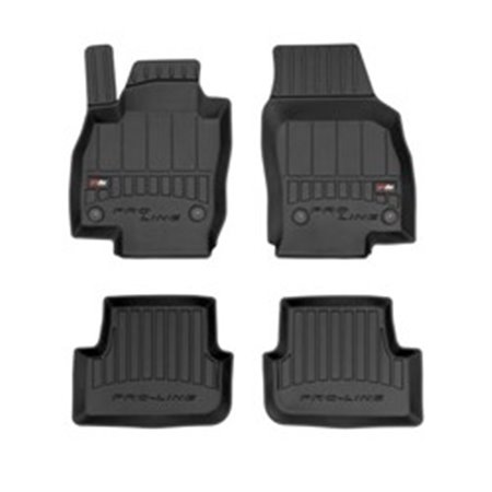 FROGUM FRG 3D407589 - Gummimattor proLine 3D (gummi / tpe, set, 4 st, färg svart) passar: SEAT IBIZA V 01.17- Hatchback