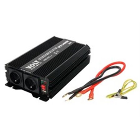 VOLT 24/230 AC-1700N - Voltage converter (converter 24/230V, constant power 1700W, top power 3400W, USB 5V/2A)