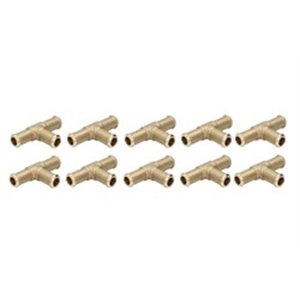 LPG GZ-07-65/10 T piece for water ""T"" 12/12/12   brass (quantity per packaging: