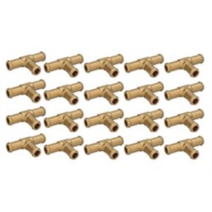 LPG GZ-07-73 X10 T piece for water ""T"" 12/6/12   brass (quantity per packaging: 
