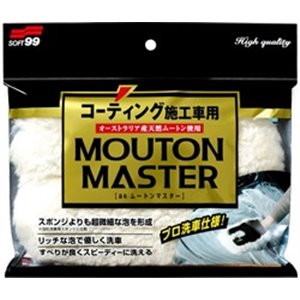 S99 04177 Glove wool SOFT99 Car Wash Glove Mouton Master, thick