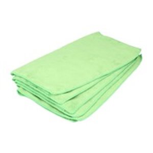 Microfibre cloth by KAJA, green, 5 pcs. A practical cloth with versatile use of high quality microfibre - terry cloth. Dimension