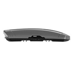The THULE Motion XT XXL roof-mounted cargo box with a capacity of 610 litres is one of the top-quality Thule roof-mounted cargo 