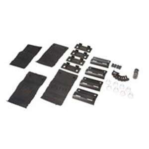 Mounting kit for the load bars on the car roof. Use the mounting kit to customize the support feet of the installation to fit yo