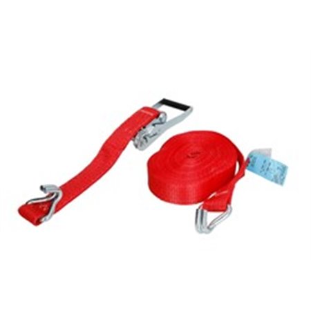 CARGOPARTS PK10M-01-5T - Transporting belt 10m/9,5+0,5m, rated voltage power Stf: 300daN, strength: 2500/5000daN, with a a ratch