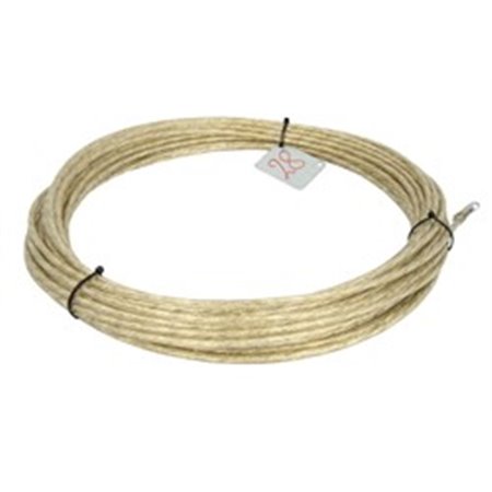 CARGOPARTS CARGO-LC28/6 - Side cord, diameter: 6mm, length: 28m (with hardware fittings)