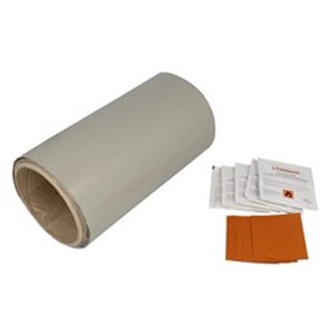 CARGOPARTS CARGO-RK/GRAY/ROLL22 - Tarpaulin repair kit (grey, kit contains: 5x sandpaper, 5x wipe for degreasing surfaces, Manua
