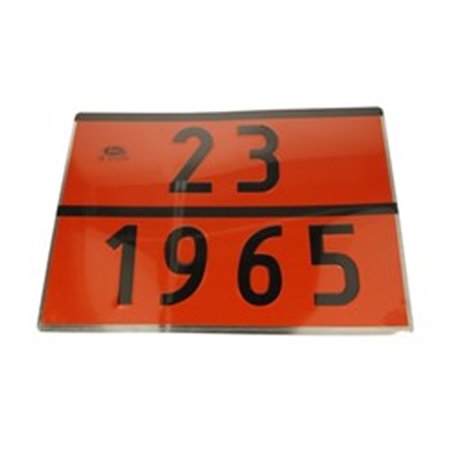 CARGOPARTS CARGO-T022 - Marking plate ADR 23/1965 LPG (1pcs)