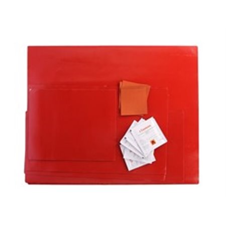 CARGO-RK/RED/SET Tarpaulin repair kit (red, kit contains: 5x wipe for degreasing s