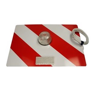 CARGOPARTS CARGO-T007 - Oversize distinctive board (1pcs, front; right side; with a white lamp) 30cm x 40cm