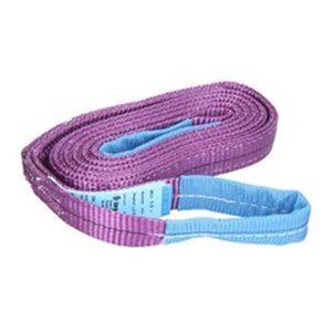 CARGO-SL-FLT2-1T3M Lifting slings (two ply eye 1t, 3m, purple)