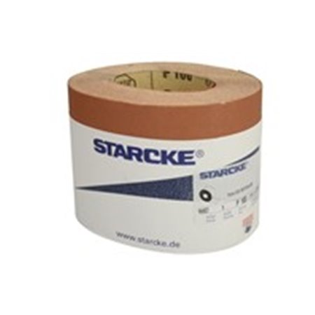 STARCKE 10R00100 - Sandpapper ERSTA 542, rulle, P100, 115mm x 25m, färg: brun, för manuell polering (pris per förpackning)