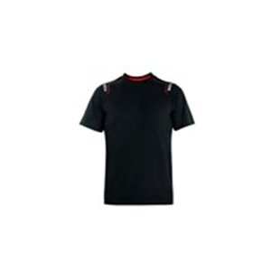 SPARCO TEAMWORK 02408 NR/XL - T-shirt TRENTON, size: XL, material grammage: 80g/m², colour: black