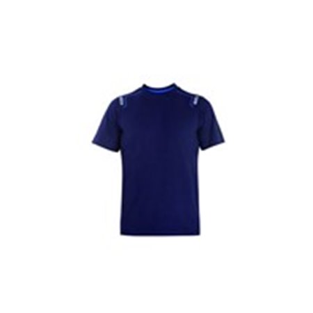 SPARCO TEAMWORK 02408 BM/S - T-shirt TRENTON, storlek: S, ytvikt: 80g/m², färg: marinblå