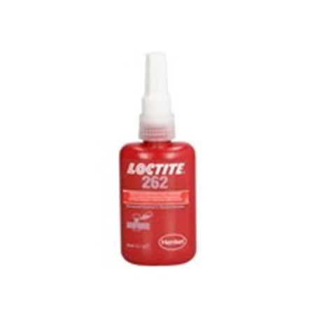 LOCTITE LOC 262 50ML - hard to disassemble thread protecting agent, 50ml, red, bolts max.: M36