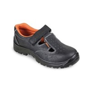 BETA BE7247BK/44 - BETA Safety shoes BASIC, size: 44, safety category: S1P, SRC, material: leather, colour: black, shoe nose: st