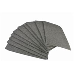 STARCKE 10Z120P - Abrasive cloth, sheet, P500, 155 x 230mm, colour: grey, for manual polishing (price per pack)