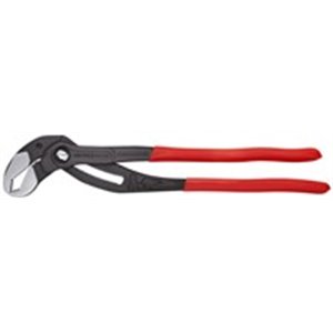 KNIPEX 87 01 400 - Pliers adjustable for pipes, straight, jaw spacing: 0-90mm, length: 400mm, precise adjustment, tempered teeth