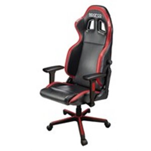 SPARCO TEAMWORK 00998NRRS - Office chair (ICON), Black/Red