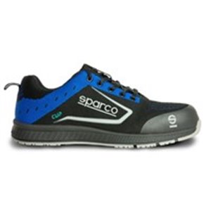SPARCO TEAMWORK 07526 NRAZ/40 - SPARCO Safety shoes CUP, size: 40, safety category: S1P, SRC, material: net / suede, colour: bla