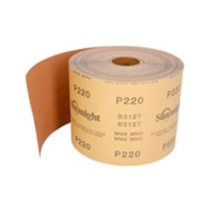 SUNMIGHT SUN30311 - GOLD Sandpaper: roll, gradation: P220, size:115mm x 50m, colour: beige, roll 1 pcs