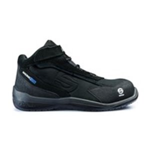 SPARCO TEAMWORK 07515 NRNR/44 - SPARCO Safety shoes RACING EVO, size: 44, safety category: S3, SRC, material: leather / suede, c