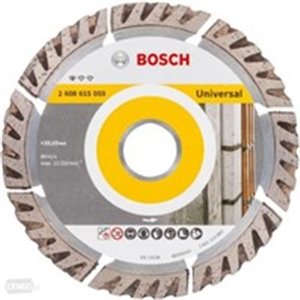 BOSCH 2 608 615 059 - Disc for cutting straight, 1pcs, 125mm x 12mm, intended use: concrete / steel / stone