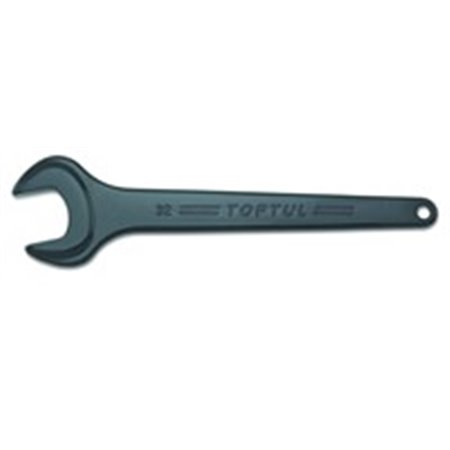 TOPTUL AAAT4848 - Skiftnyckel med öppen ände, enkelsidig, profil: öppen, metrisk storlek: 48 mm, längd: 417 mm, finish: svart, k