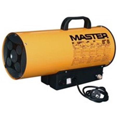 MASTER BLP11M - Gas heater, pressure: 0,3bar, fuel consumption per hour: 0,76kg, power supply voltage: 230V