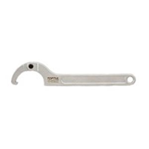 TOPTUL AEEX1AA2 - Wrench adjustable, hook, for locknut rings, flanges, bearings, size range: 80-120 mm, length: 345mm