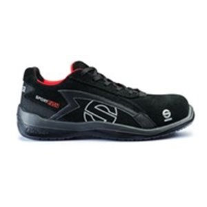 SPARCO TEAMWORK 07516 NRNR/43 - SPARCO Safety shoes SPORT EVO, size: 43, safety category: S3, SRC, material: suede, colour: blac