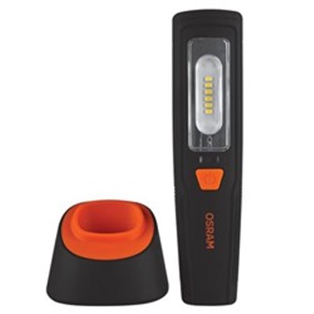 LEDinspect PROFESSIONAL 150 is a flash light with a docking station that allows recharging, with a compact design and high quali