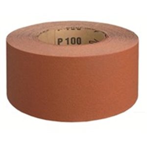 STARCKE 10RH0100 - Sandpaper ERSTA 542, roll, P100, 70mm x 25m, colour: brown, for manual polishing (price per pack)