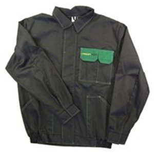 0XSK0014CZ/L Bluza robocza czarno zielona, suurus L. Wykonana z materiału o gr