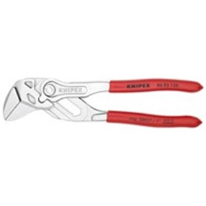 KNIPEX 86 03 150 - Pliers adjustable screwing; unscrewing, straight, jaw spacing: 0-27mm, length: 150mm, similar operation to a 