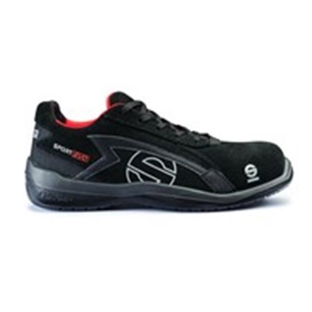 SPARCO TEAMWORK 07516 NRNR/44 - SPARCO Safety shoes SPORT EVO, size: 44, safety category: S3, SRC, material: suede, colour: blac